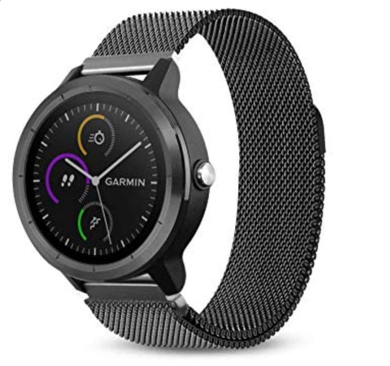 Garmin Vivoactive 3 black metallic strap