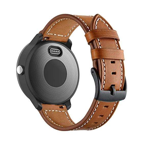 Garmin Vivoactive 3 tan genuine leather strap