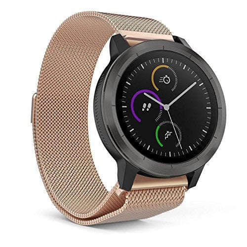 Garmin Vivoactive 4 metallic strap