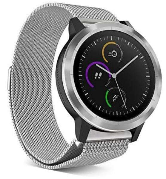 Garmin Vivoactive 4 metallic strap