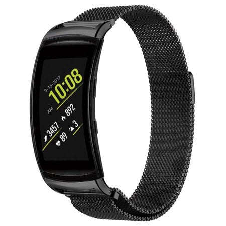 Samsung Gear Fit 2 Pro black metallic strap