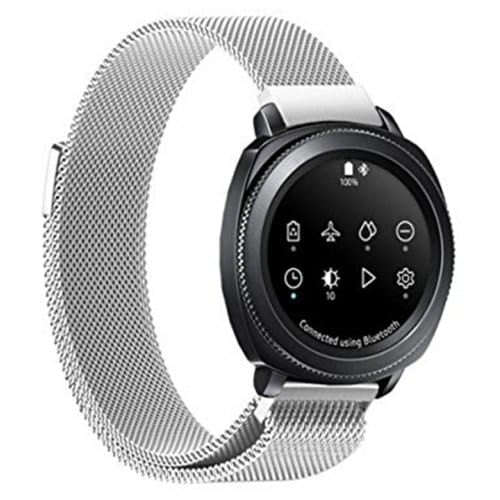 Samsung Gear S2 silver metallic strap