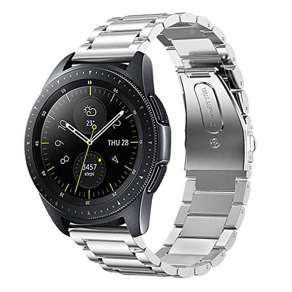 Samsung Gear S3 silver stainless steel link strap