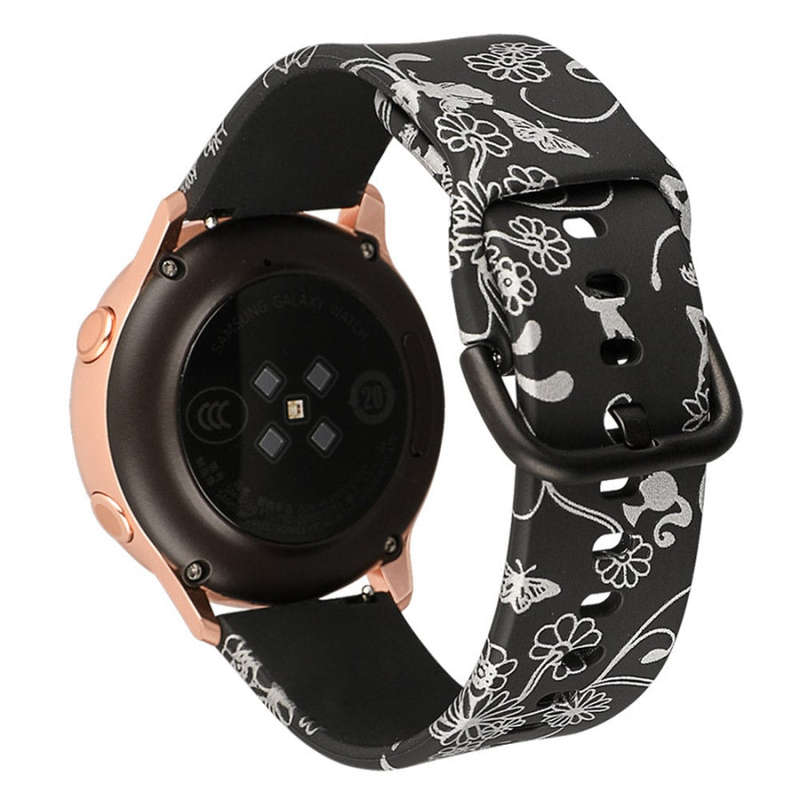 Silicone Patterned Replacement Strap For Fierce/Fierce 2 Smart Watch