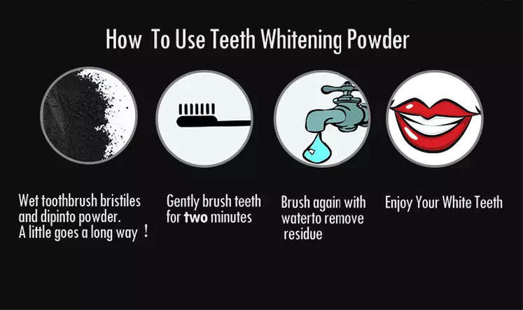 Activated Charcoal Powder - Natural Teeth Whitener