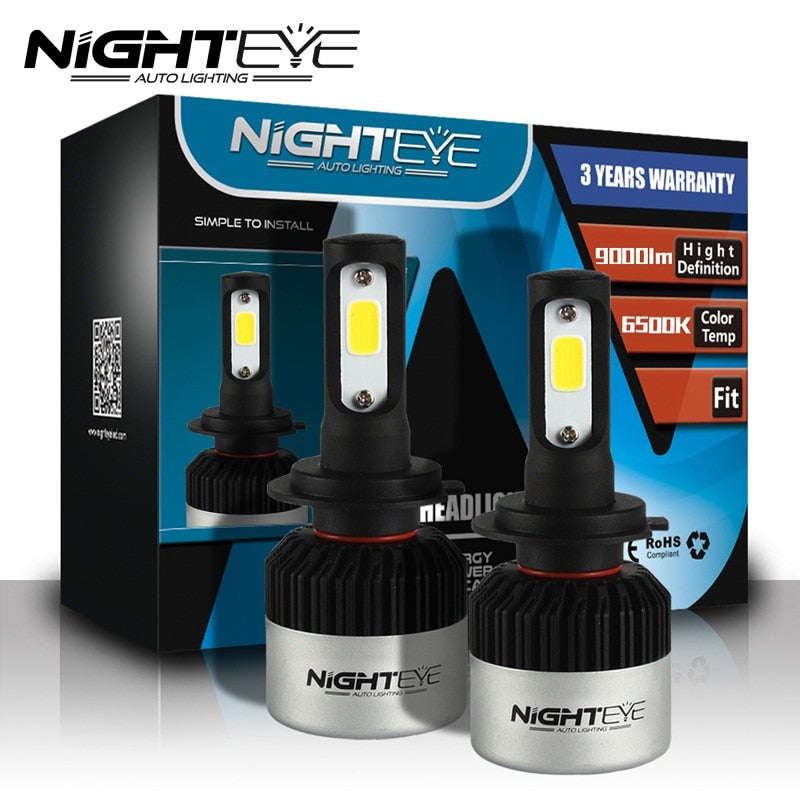 NIGHTEYE Super Bright Car Headlights H7 LED H4 led H1 H8 H11 HB3 9005 H... - Russian Federation / H7