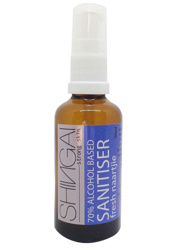 Shingai - Hand Sanitiser Fresh Naartjie 72% Alcohol & Aloe - 4 Bottles