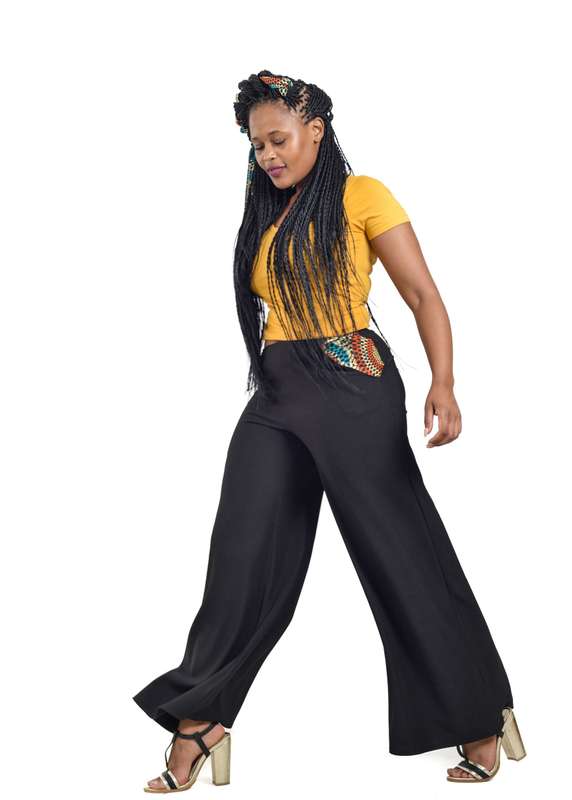 Chipiwo - Black Wide Legged Pants - XL