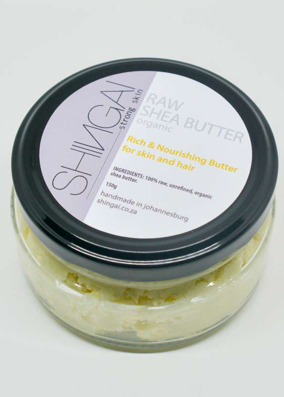 SHINGAI - 100% Raw Organic Shea Butter 150g / 200ml