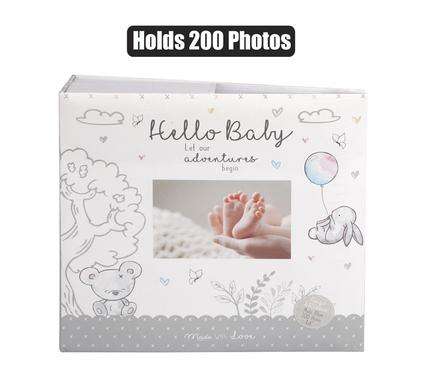 Hello Baby Photo Album - 200 Pictures