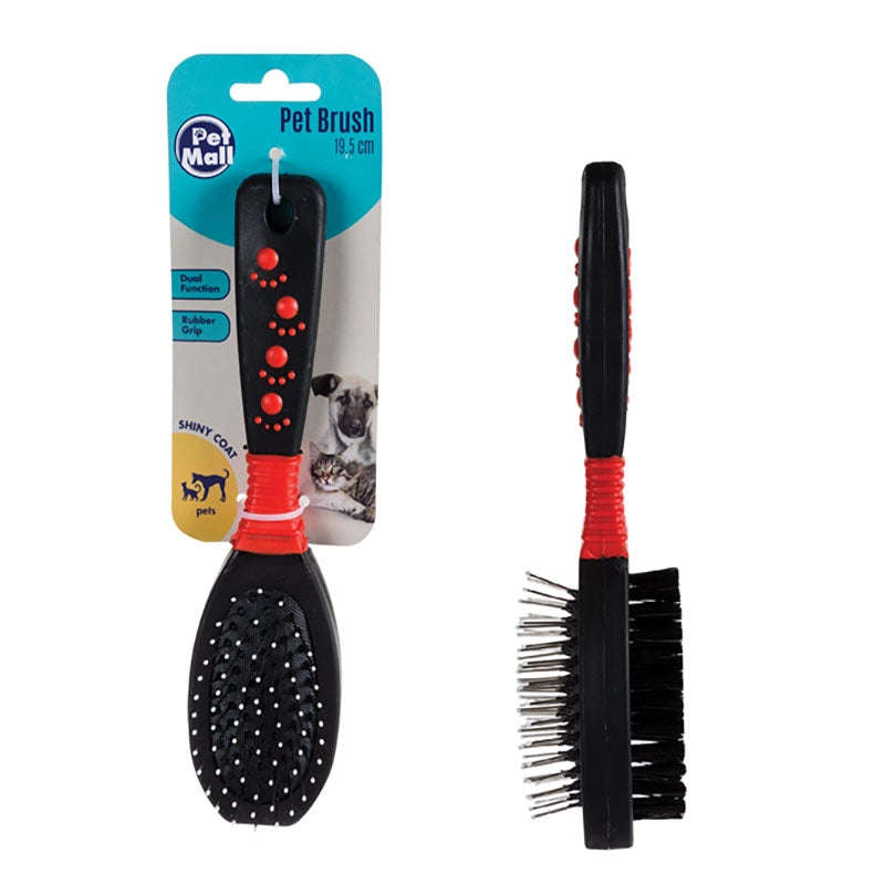 Pet Mall Dual Function Pet Brush - 19cm