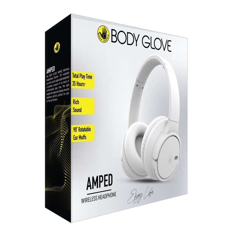 Body Glove AMPED Wireless Over-Ear Headphones