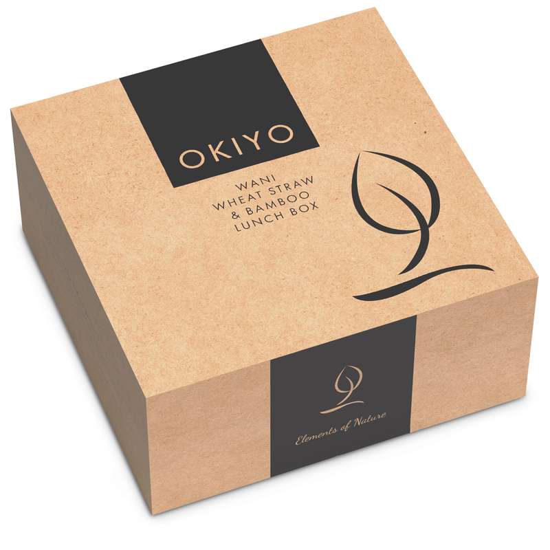 Okiyo Wani Wheat Straw & Bamboo Lunch Box