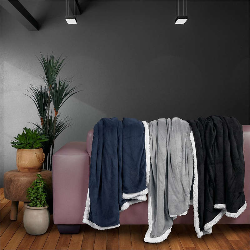 Kinley Sherpa Reversible Blanket