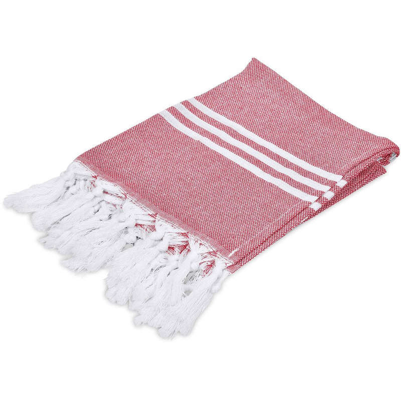 Santa Cruz Cotton-Rich Beach Towel & Drawstring Bag