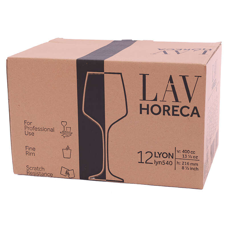 LAV Lyon Wine Glass 330ml or 400ml - Set of 12