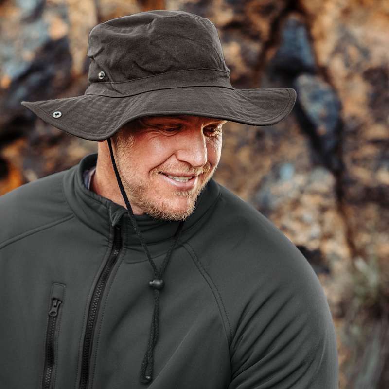 Urban Terrain Somabula Oilskin Wide Brim Hat