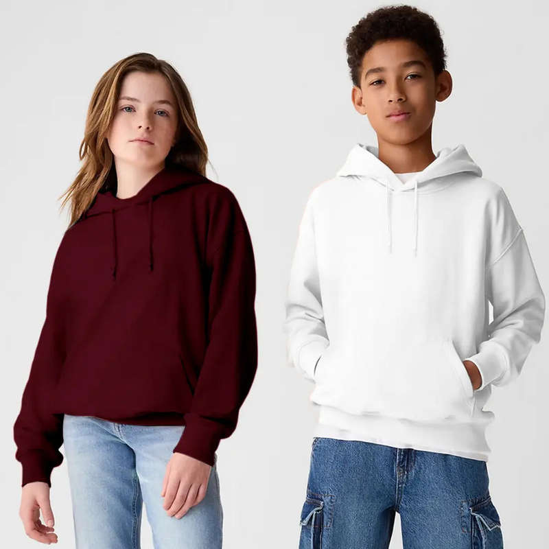 Kids Brushed Fleece Hoodie