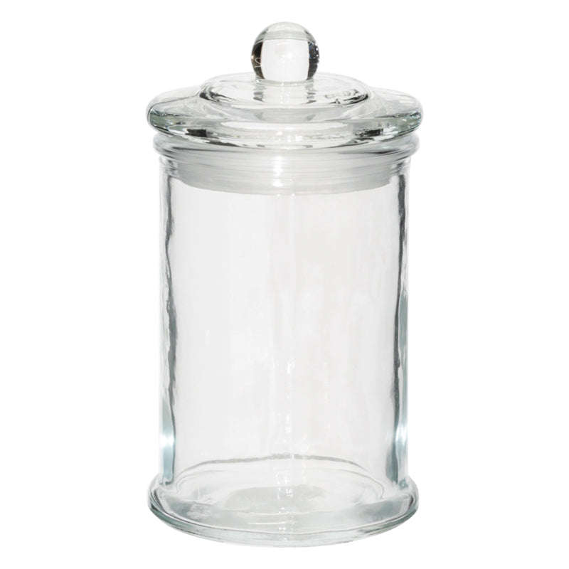 Neptune Glass Small Jar with Lid - Pack of 2