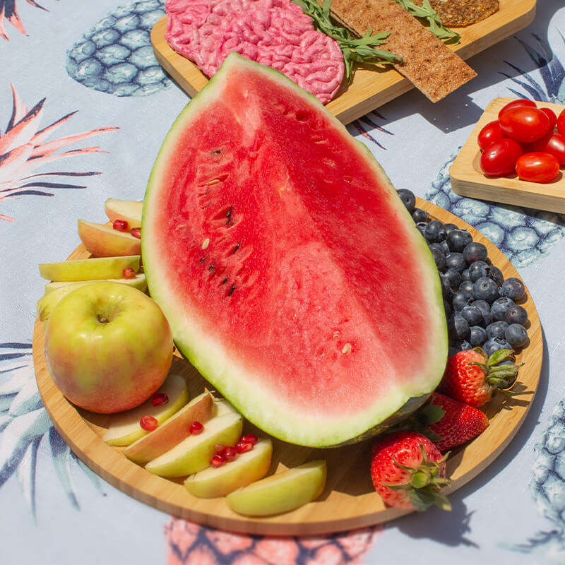 Bamboo Round Cake Serving Board