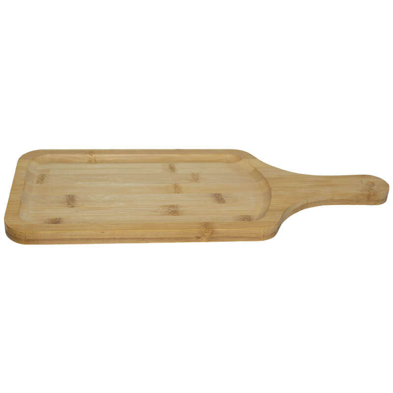 Bamboo Handle Serving Tray