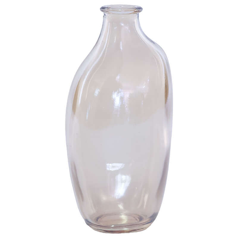 Organic Glass Posy Vase - Amber