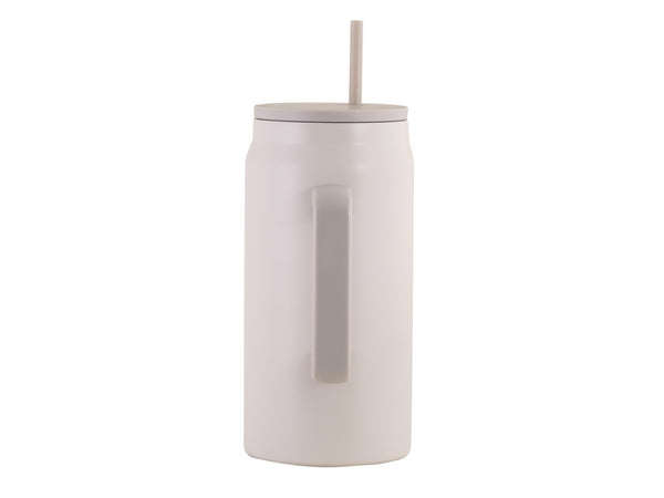 Thirst Quencher Stainless Steel Mug with Straw - 1500ml