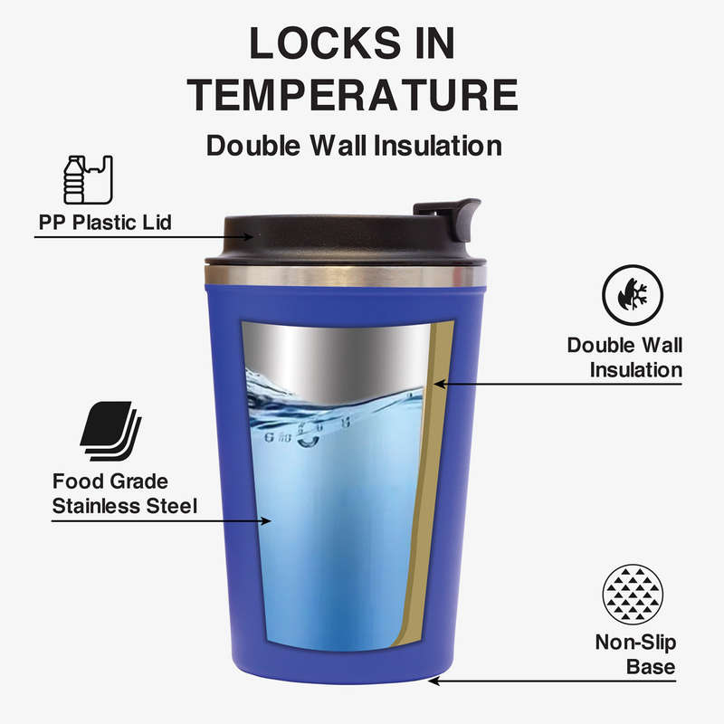 Montea Double Wall S/S Mug - 380ml