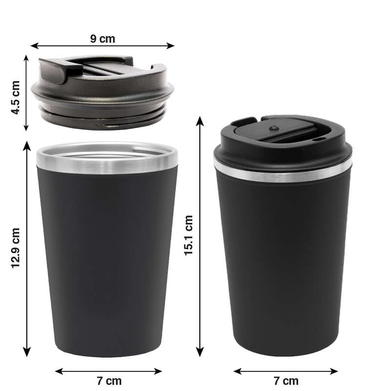 Montea Double Wall S/S Mug - 380ml