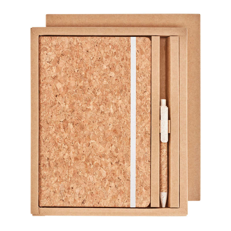 Cork Notebook & Pen Set