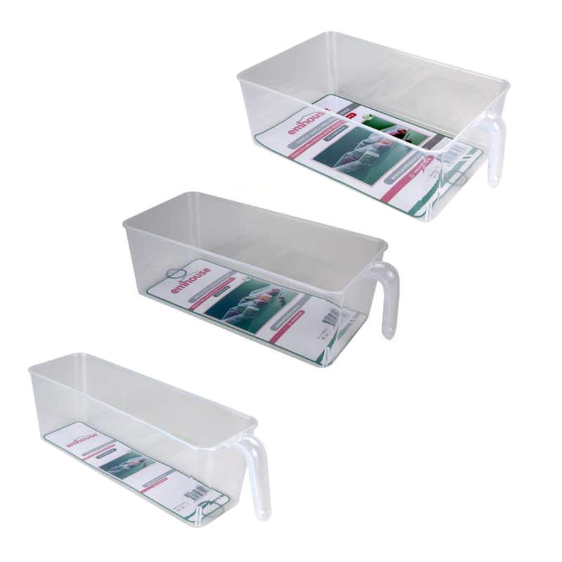 Emhouse Fridge Storage Organiser with Handle