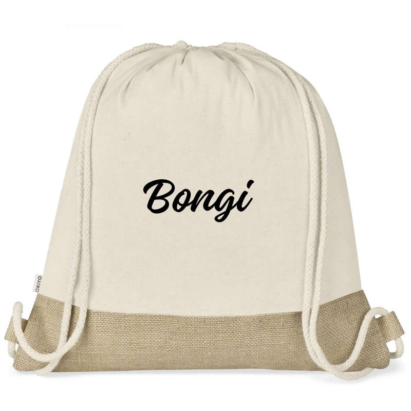 Okiyo Bijin Cotton Drawstring Bag - 150gsm