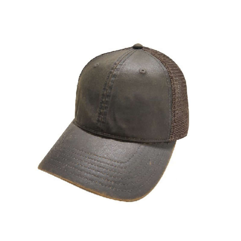 Oil Skin Trucker Cap