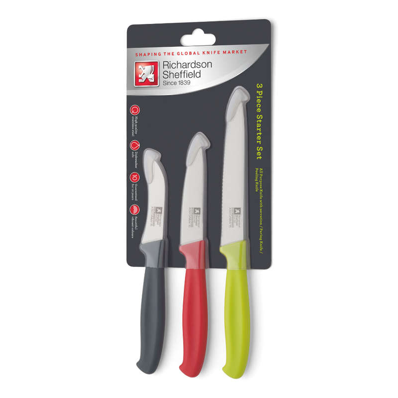 Richardson Sheffield R400 Series RS 3pc Starter Knife Set