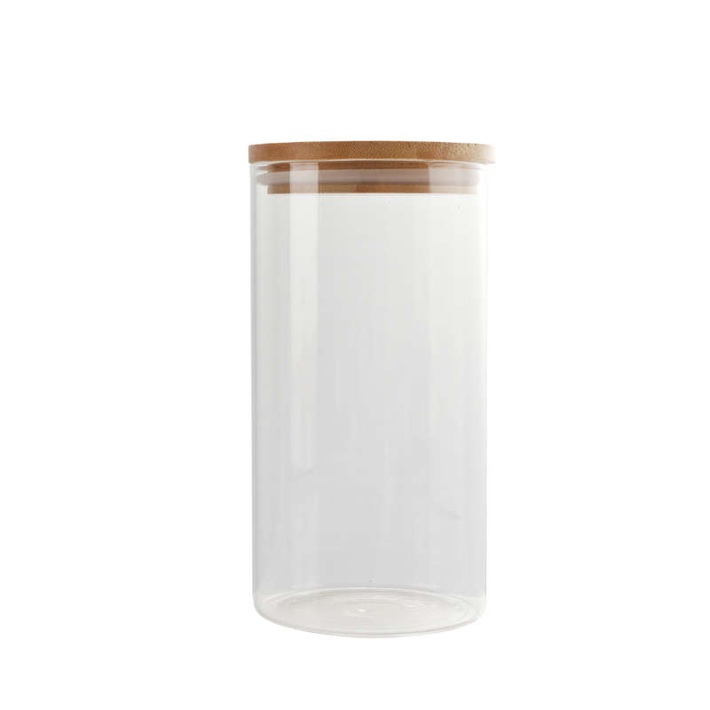 O'lala Glass Storage Jar with Bamboo Lid