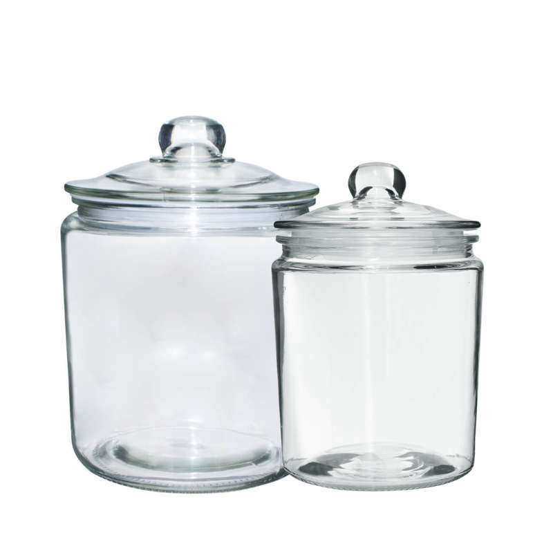 Glass Jar with Silicone Seal Lid