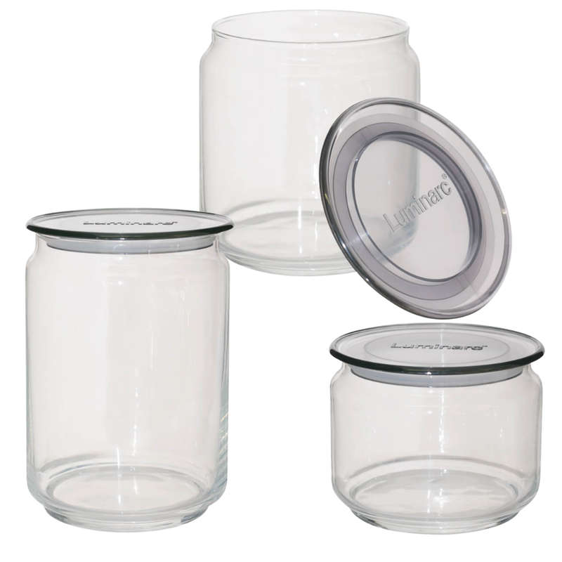 Luminarc Plano Glass Jar with Lid