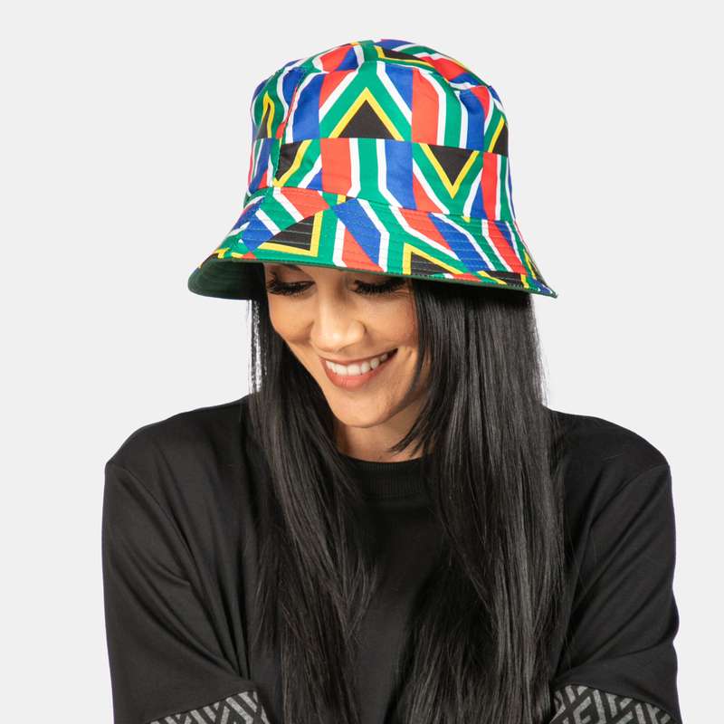 Reversible SA Flag Bucket Hat
