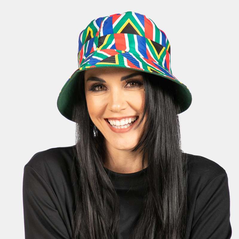 Reversible SA Flag Bucket Hat