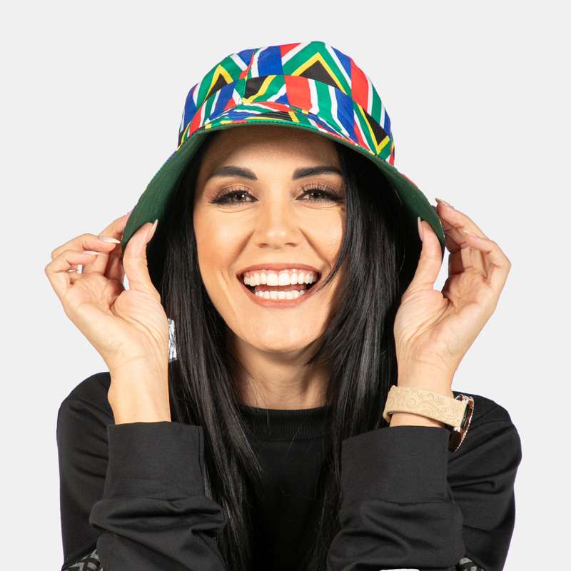 Reversible SA Flag Bucket Hat