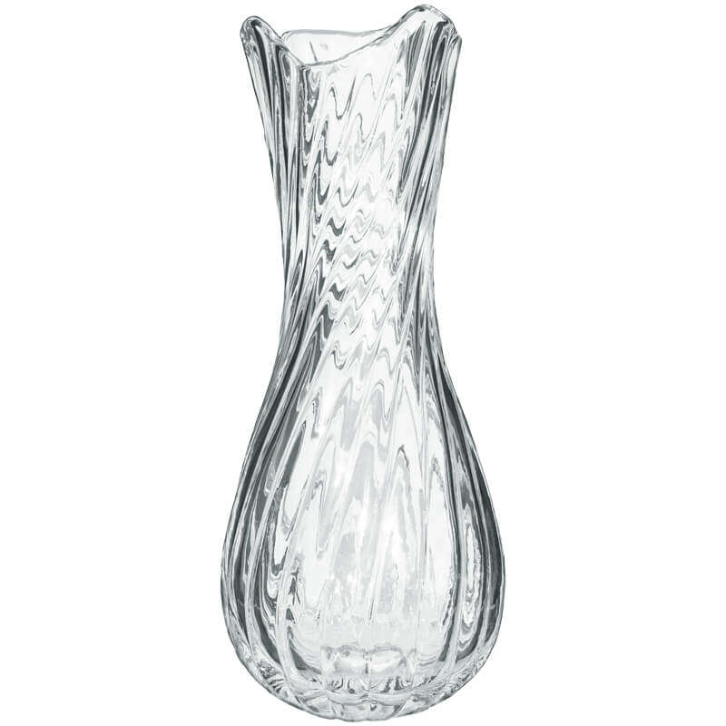 Rio Optic Swirl Glass Vase