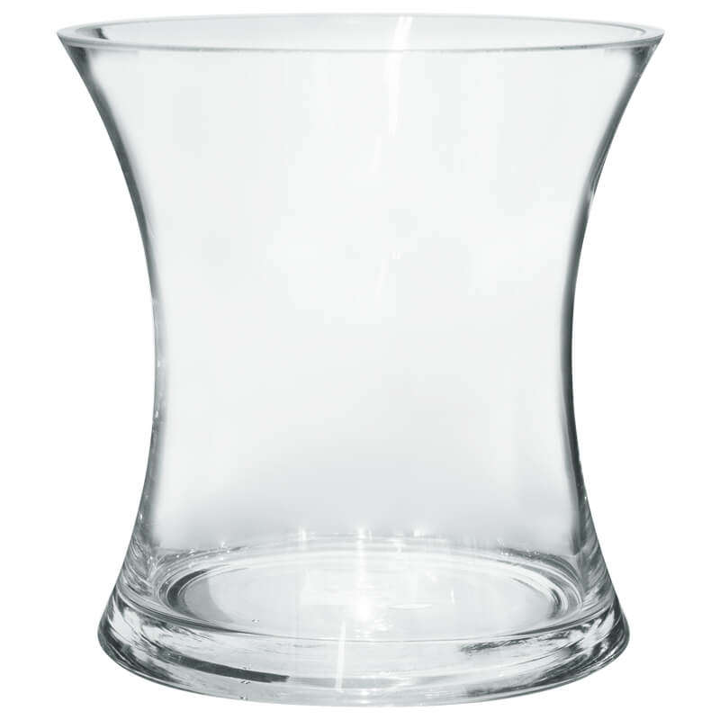 Flared Glass Wide Vase - 15cm