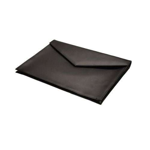 A4 Genuine Leather V-Flap Document Holder
