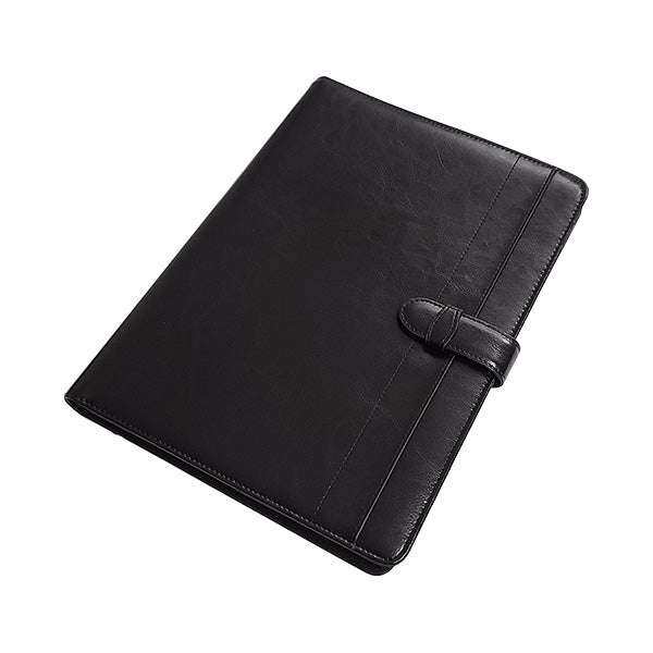 Adpel A4 Genuine Leather Folder with Tab Closure