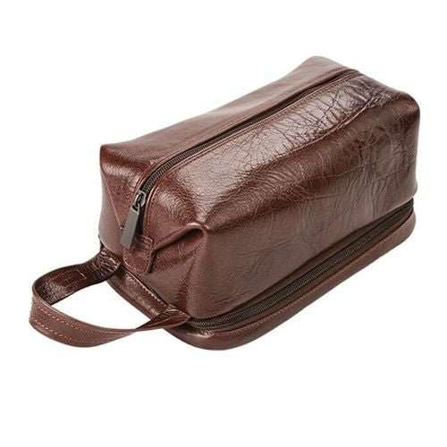 Adpel Genuine Leather Toiletry Bag
