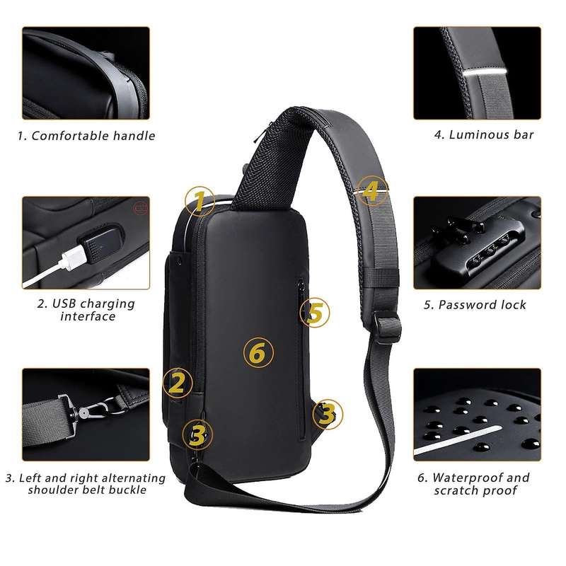 Anti Theft Shoulder Bag