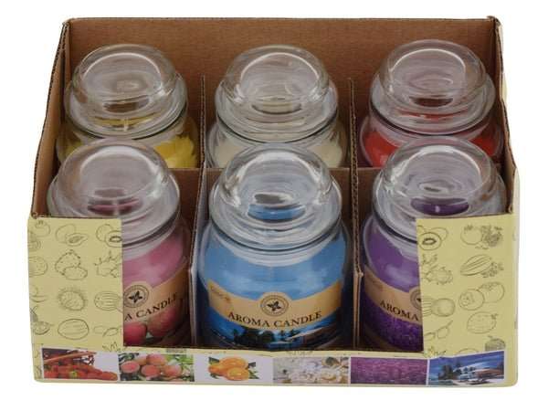 Aroma Scented Candle Set - 6pc