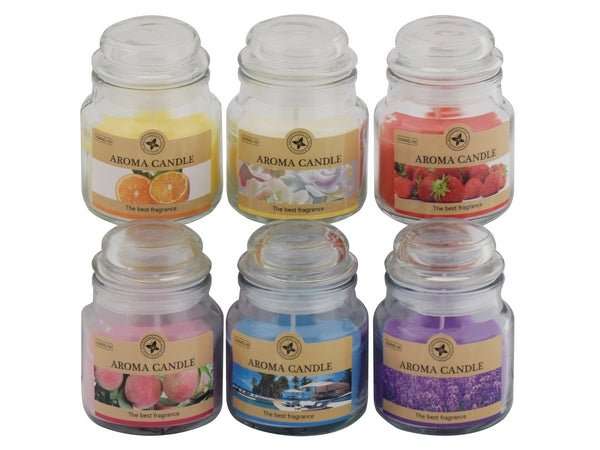 Aroma Scented Candle Set - 6pc