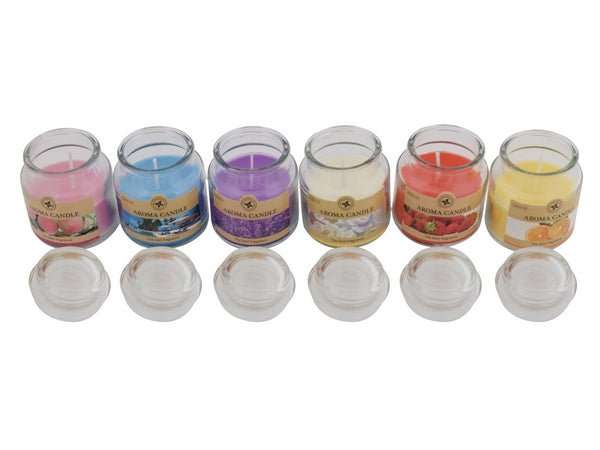 Aroma Scented Candle Set - 6pc