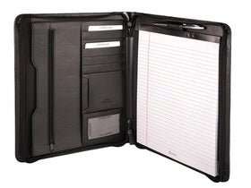 Ascot Genuine Leather Zip Folder A4